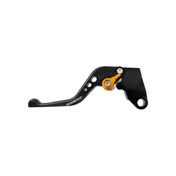 biketek Biketek adjustable cnc lever short clutch - black / gold adjuster - #c119s
